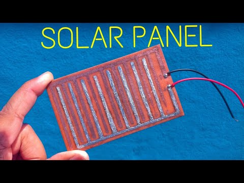 How to make solar panel / solar cell at home