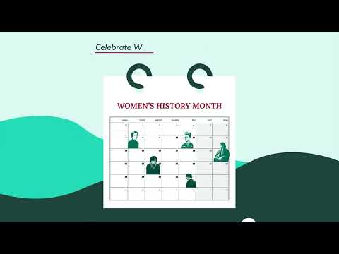 Women's History Month Calendar 2022