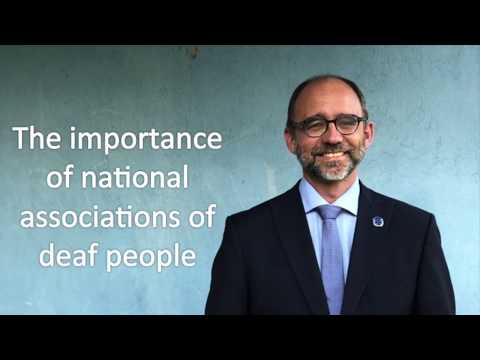 The Importance of National Associations of Deaf People