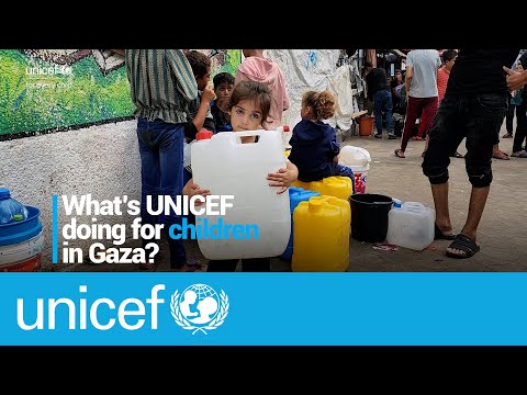 What's UNICEF doing for children in Gaza? | UNICEF