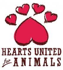 Logo for Hearts United for Animals