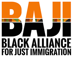 Logo for Black Alliance For Just Immigration (BAJI)