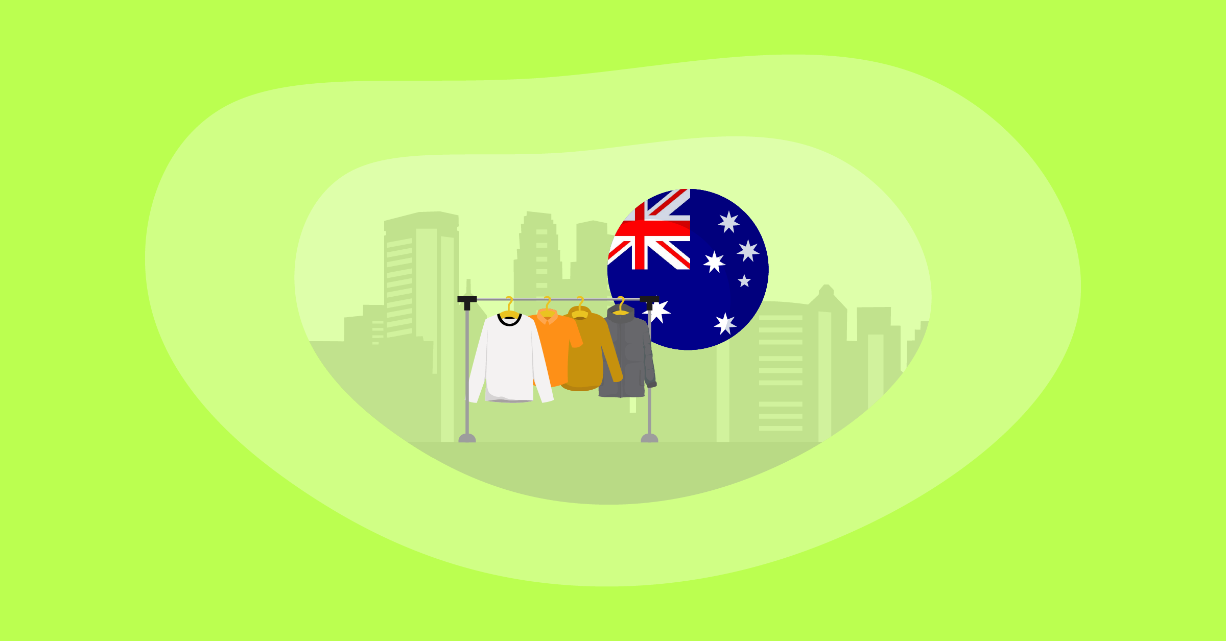 Illustration of the most sustainable Australian clothing brands