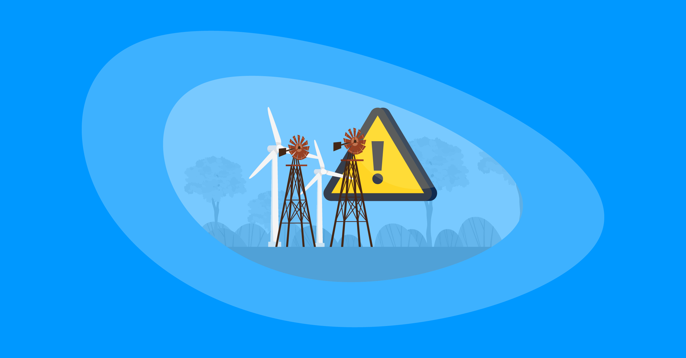 Illustration of How Dangerous is wind Energy