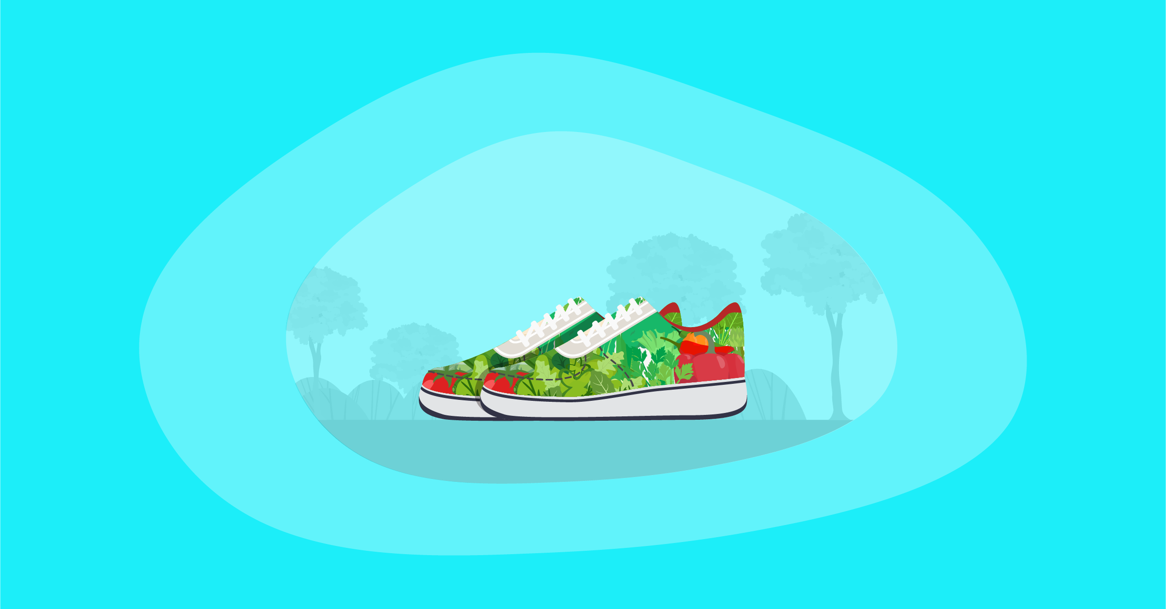 Illustration of the most sustainable vegan shoe brands