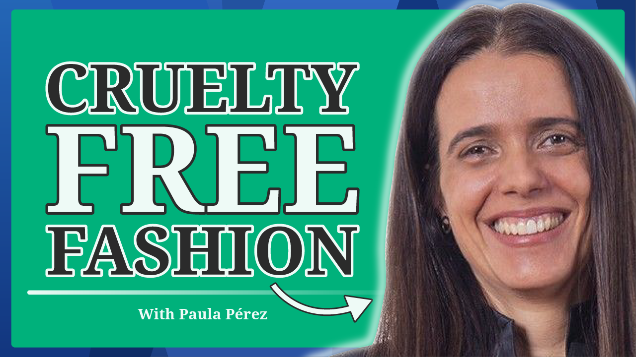 YouTube thumbnail of our podcast #20, featuring Paula Pérez from Nae Vegan Shoes