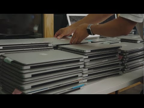 Donation of computers by New Relic