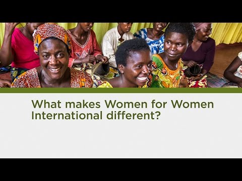 What makes Women for Women International different?