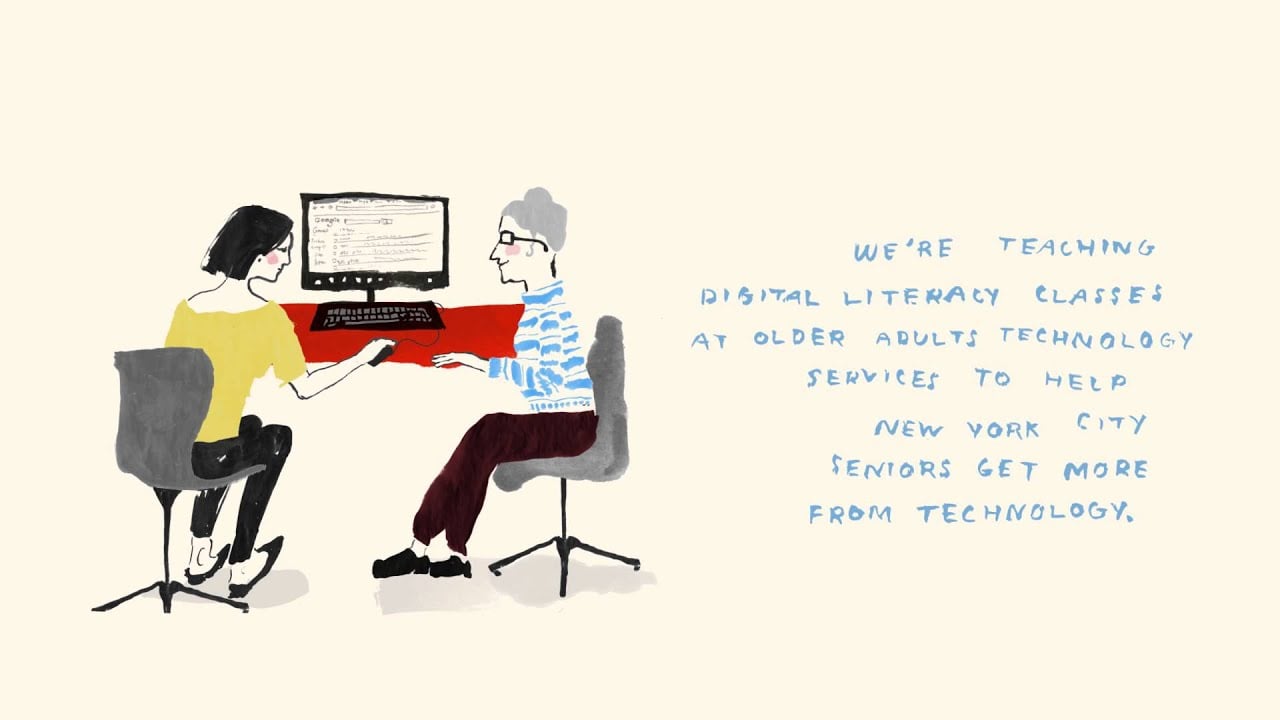 Help support Older Adults Technology Services #HolidaySpirit
