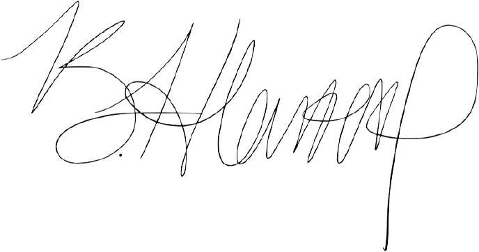 Illustration of a signature for Brittany