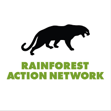 Logo for Rainforest Action Network