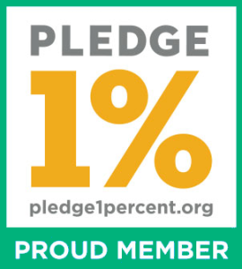 Impactful Ninja is a proud Pledge 1% Member
