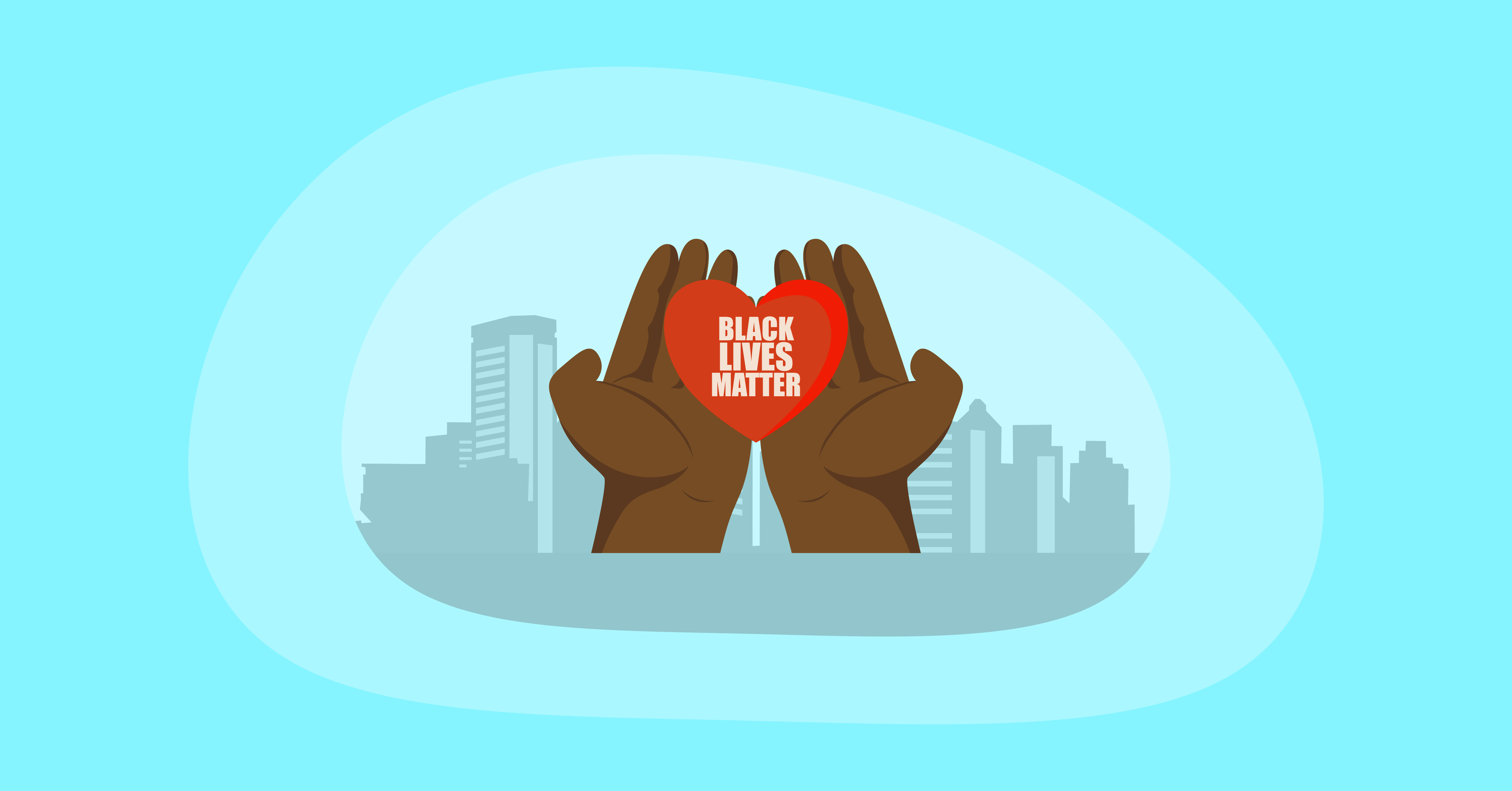 Attempted illustration of supporting the Black Lives matter movement