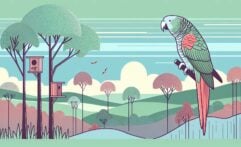 Simple Wooden Nests Double Rare Brazilian Parrot Population